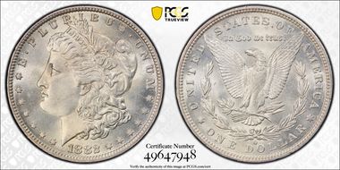 1882-O/S $1 Strong MS64+