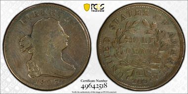 1803 1/2C VG10BN