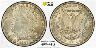 1891-O $1 MS62