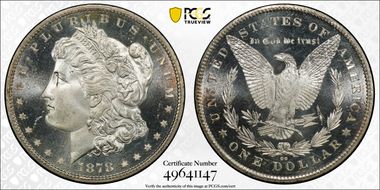 1878-CC $1 MS66PL
