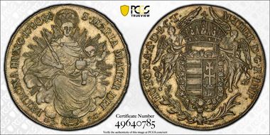 1780-B SKPD Thaler Dav-1133A AU58