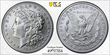 2024 $1 Morgan Dollar MS69