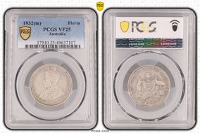 1932(m) Florin KM-27  Ag VF25