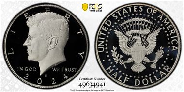 2024-S 50C Silver PR70DCAM