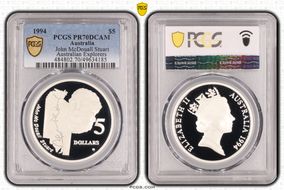 1994 $5 John McDouall Stuart Australian Explorers PR70DCAM