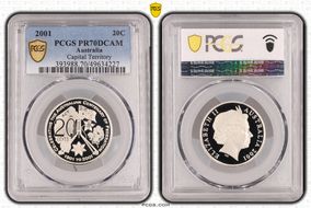 2001 20C Capital Territory PR70DCAM