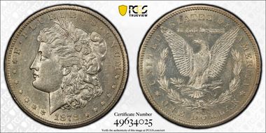 1878-CC $1 AU53
