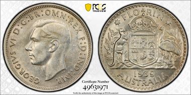 1939(m) Florin AU58