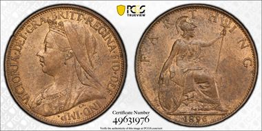 1896 1/4D S-3963 MS63RB