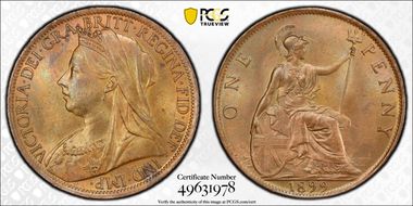 1899 1D S-3961 MS64BN