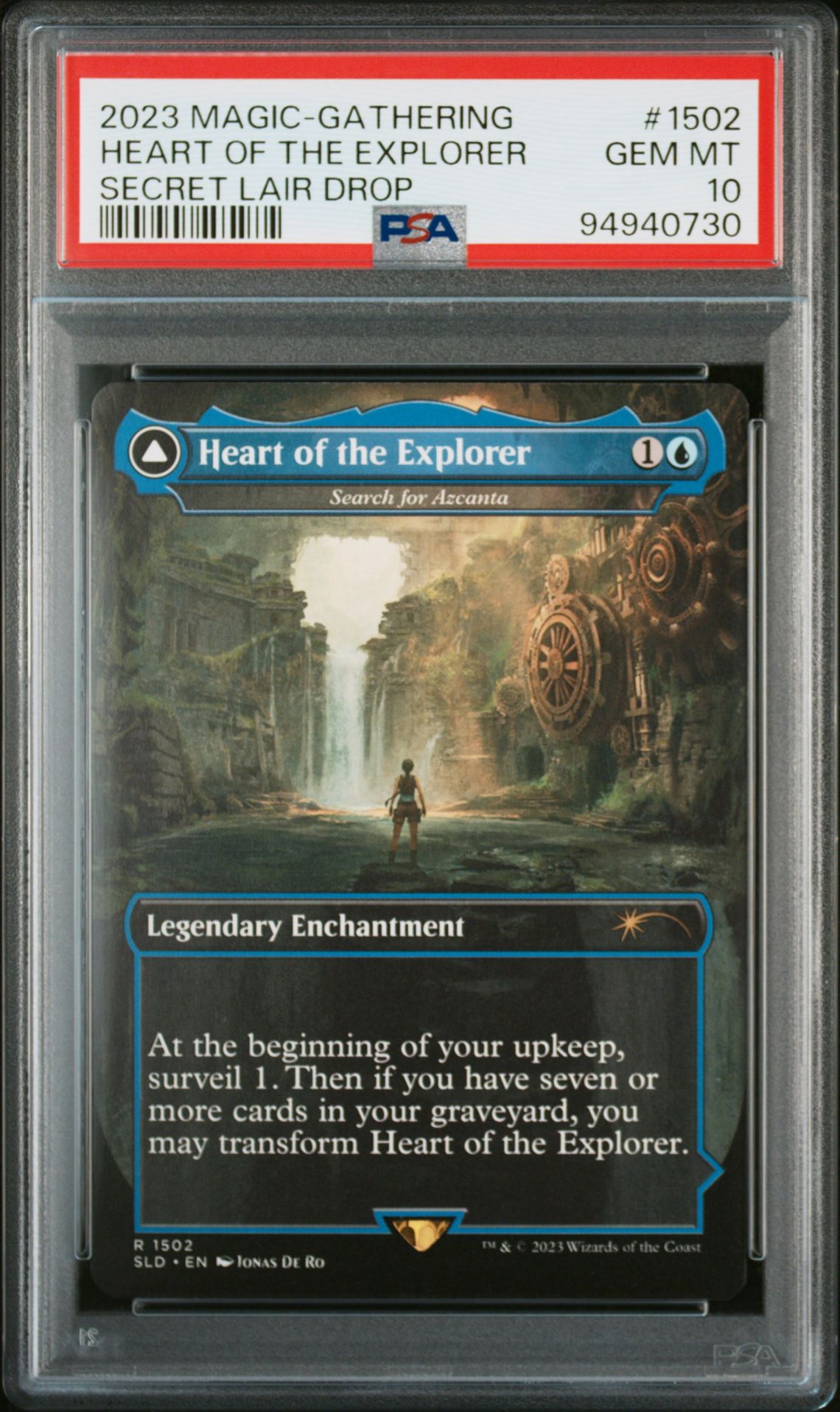 2023 MTG MAGIC THE GATHERING SECRET LAIR DROP TOMB RAIDER #1502 Heart/Explrr/Lst Vlly front