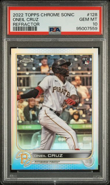 2022 Topps Topps Chrome Refractor Sonic Oneil Cruz front