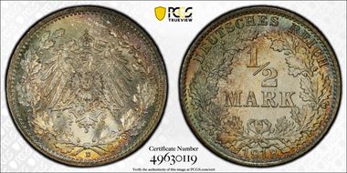 1918-D 1/2 Mk J-16 MS67+ 