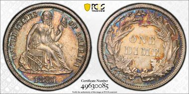 1881 10C PR58
