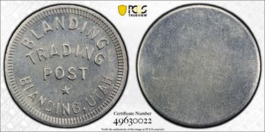 No Date No Denom TC-537877 WM Blanding Trading Post MS63