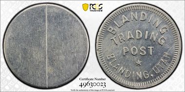 No Date No Denom TC-537877 WM Blanding Trading Post MS63