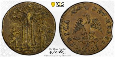 (ca. 1670) Token New Yorke in America Brass XF45