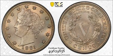 1885 5C MS67