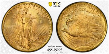 1924-D $20 MS65