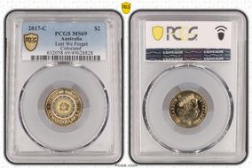 2017-C $2 Lest We Forget Colorized MS69