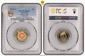 2022-C $2 Honey Bee Colorized MS69