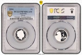 2004 $2 Silver PR70DCAM