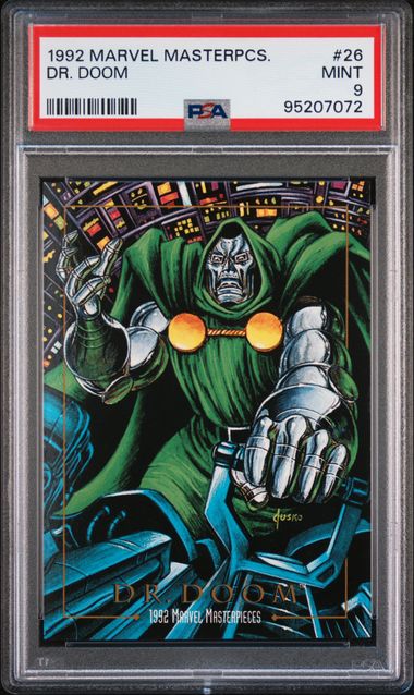 1992 Marvel Marvel Masterpieces #26 Dr.doom front
