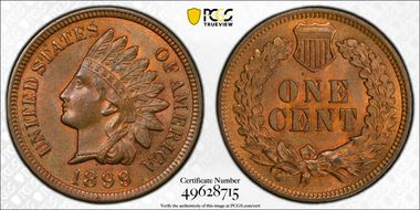 1899 1C MS63RB