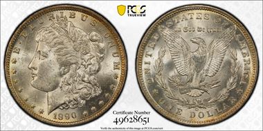 1890-O $1 MS63