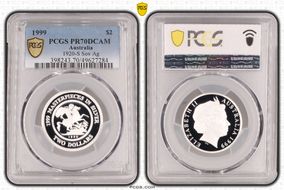 1999 $2 1920-S Sov Ag PR70DCAM