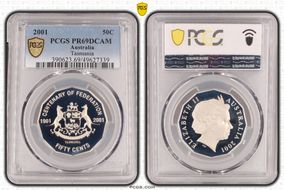 2001 50C Tasmania PR69DCAM