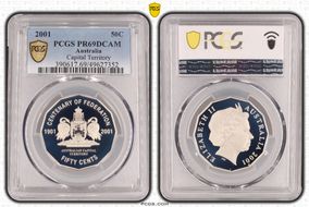2001 50C Capital Territory PR69DCAM