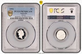 1991 5C Silver PR70DCAM