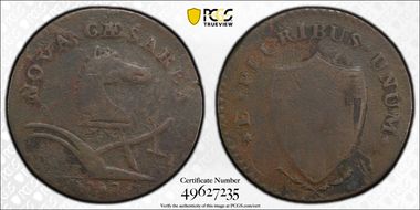 1787 NJ 1/2P Sprig Above Plow N1BN