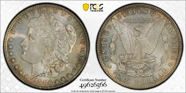 1886 $1 MS64