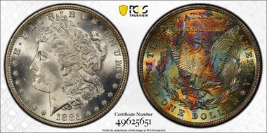 1885 $1 MS65+