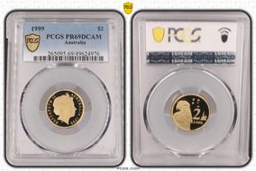 1999 $2 PR69DCAM