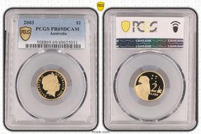 2003 $2 PR69DCAM