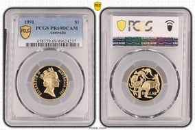 1991 $1 PR69DCAM