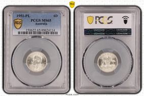1951-PL 6D MS65