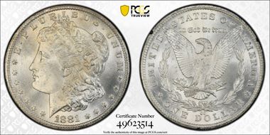 1881-CC $1 GSA Hoard MS64