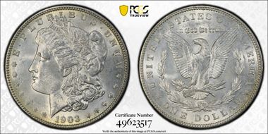 1903 $1 MS62