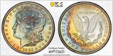1885-O $1 MS62