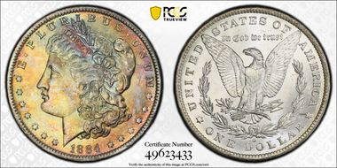 1884-O $1 MS63