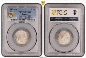 1895-A 1 Fr Gad-465a F-216 MS66