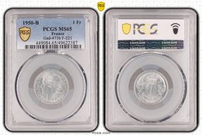 1950-B 1 Fr Gad-473b F-221 MS65