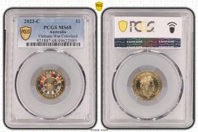 2023-C $2 Vietnam War Colorized MS68