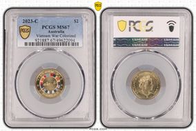 2023-C $2 Vietnam War Colorized MS67