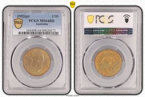 1952(p) 1/2D KM-42 MS64RB