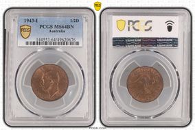 1943-I 1/2D MS64BN